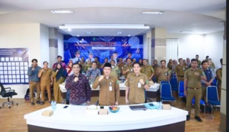 Dinas Kominfosp Tanah Bumbu (Tanbu) sukses mengadakan Bimtek penyusunan Master Plan Smart City dan Quick Win program unggulan tahap empat. (foto: MC Tanbu)