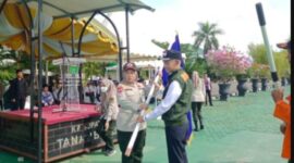 Badan Penanggulangan Bencana Daerah (BPBD) Kabupaten Tanah Bumbu melaksanakan Apel Siaga Bencana dan Gelar Peralatan, Jumat (13/09/2024) di Halaman Kantor Bupati Tanah Bumbu. (foto: MC Tanbu)