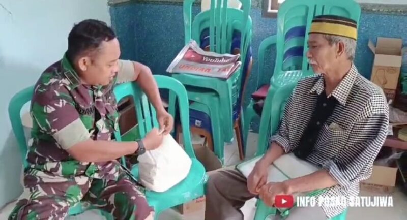 Ciptakan Kemandirian, Posko SatuJiwa Tanbu Beri Modal Usaha Warga Kurang Mampu. (foto: Dok SatuJiwa)