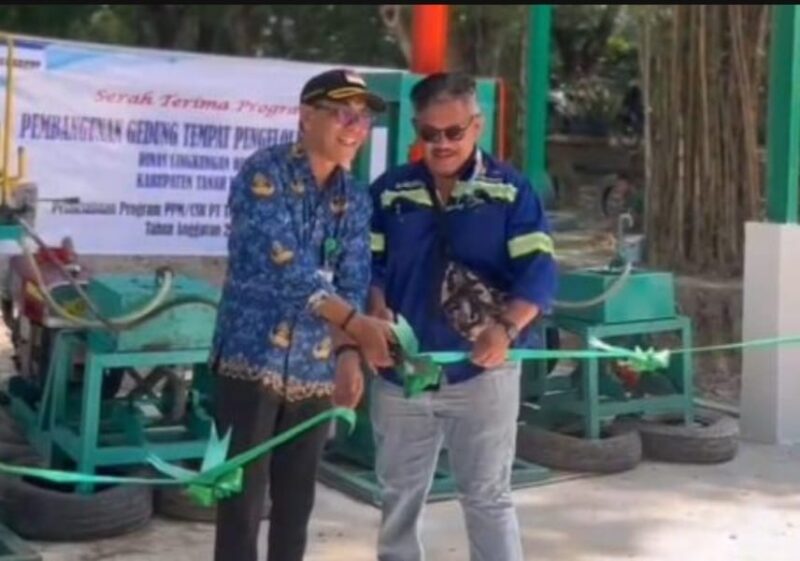 PT TBR dukung program pengelolaan sampah yang digalakkan Pemkab Tanah Bumbu. (Foto: Diskominfo Tanbu)